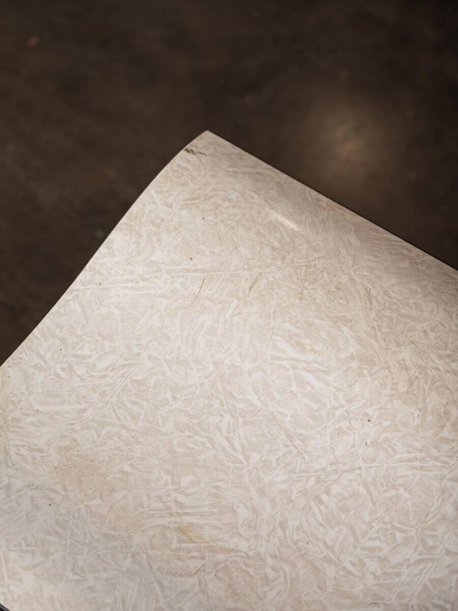 Wood and formica bench