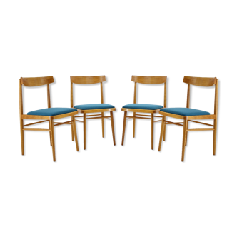 Ensemble de quatre chaises à manger Thon(Thonet), 1970