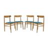 Ensemble de quatre chaises à manger Thon(Thonet), 1970