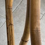 Vintage rattan and bamboo headboard