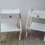 50s boarding school bedside table