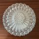 Vintage ceiling or wall light in molded glass from the 70s