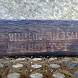 2 Bistro chairs No. 55- 3/4 by Kohn, circa 1905, caned