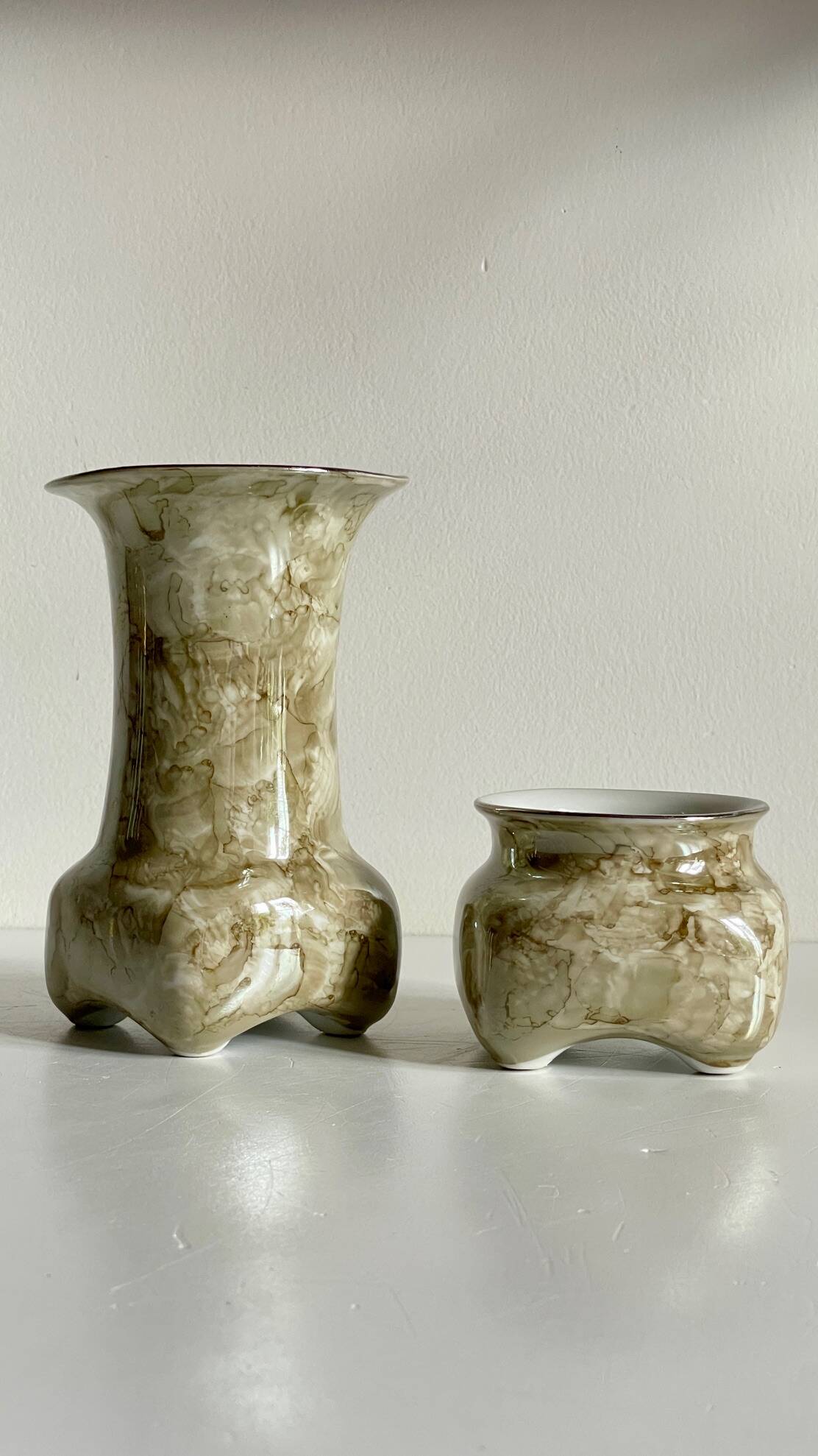 VASES Karolina Porcelaine Pologne ANNEES 70/80