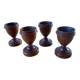 4 coquetiers bois