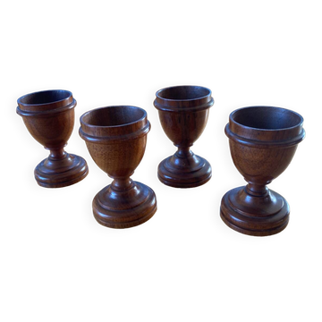 4 coquetiers bois
