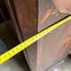 Old solid wood hosiery cabinet