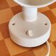Adjustable wall spotlight in Lita style, off-white enamelled steel.
