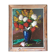 Blue vase bouquet painting