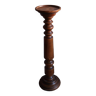 Piedestal selette colonne en bois tourné vintage