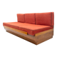 Mid century sofabed in walnut by Jindrich Halabala for UP Zavody, 1950´s