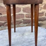 vintage Baumann Scandinavian stool, French stool chic 1980