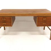 Bureau scandinave en teck et en chêne, Suède, 1960