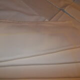 Lot of 6 large white cotton napkins ecru