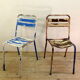 Duo de chaises métal Tolix
