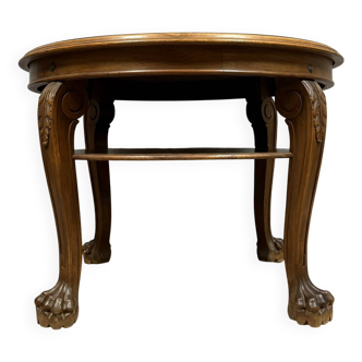 Table guéridon en acajou époque Napoléon III vers 1850