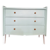 Vintage Scandinavian wooden chest of drawers