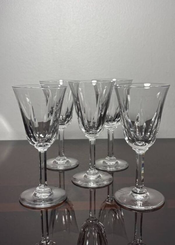 5 Verres Saint Louis Modèle Cerdagne