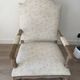 Low armchair in Louis XV style