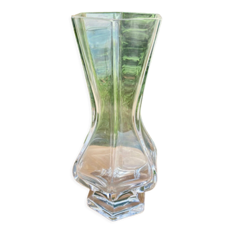 Vase hexagonal cristal stamped with ass sevres -france