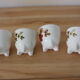Lot de 4 coquetiers tripodes