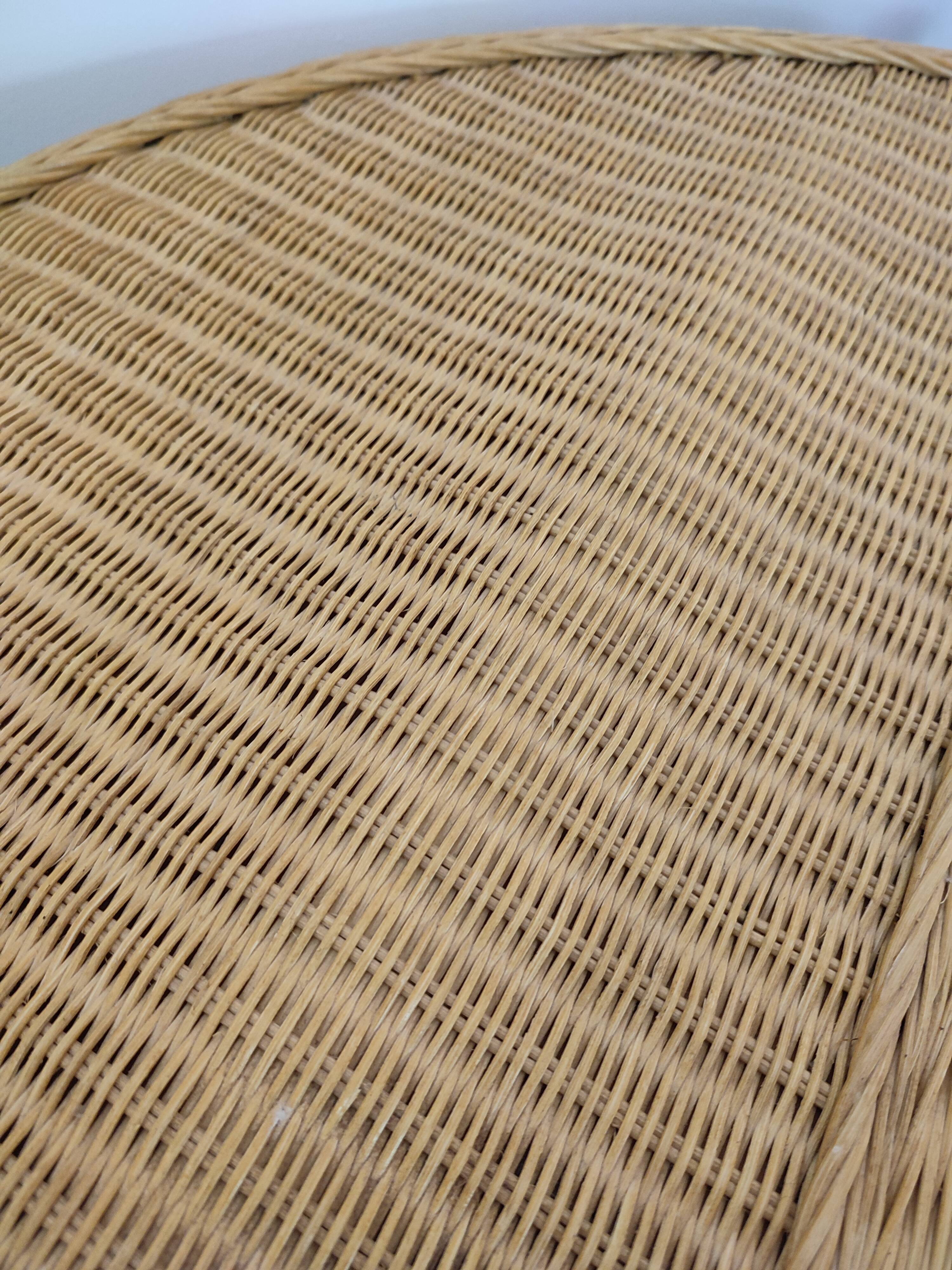 Rattan console dressing table