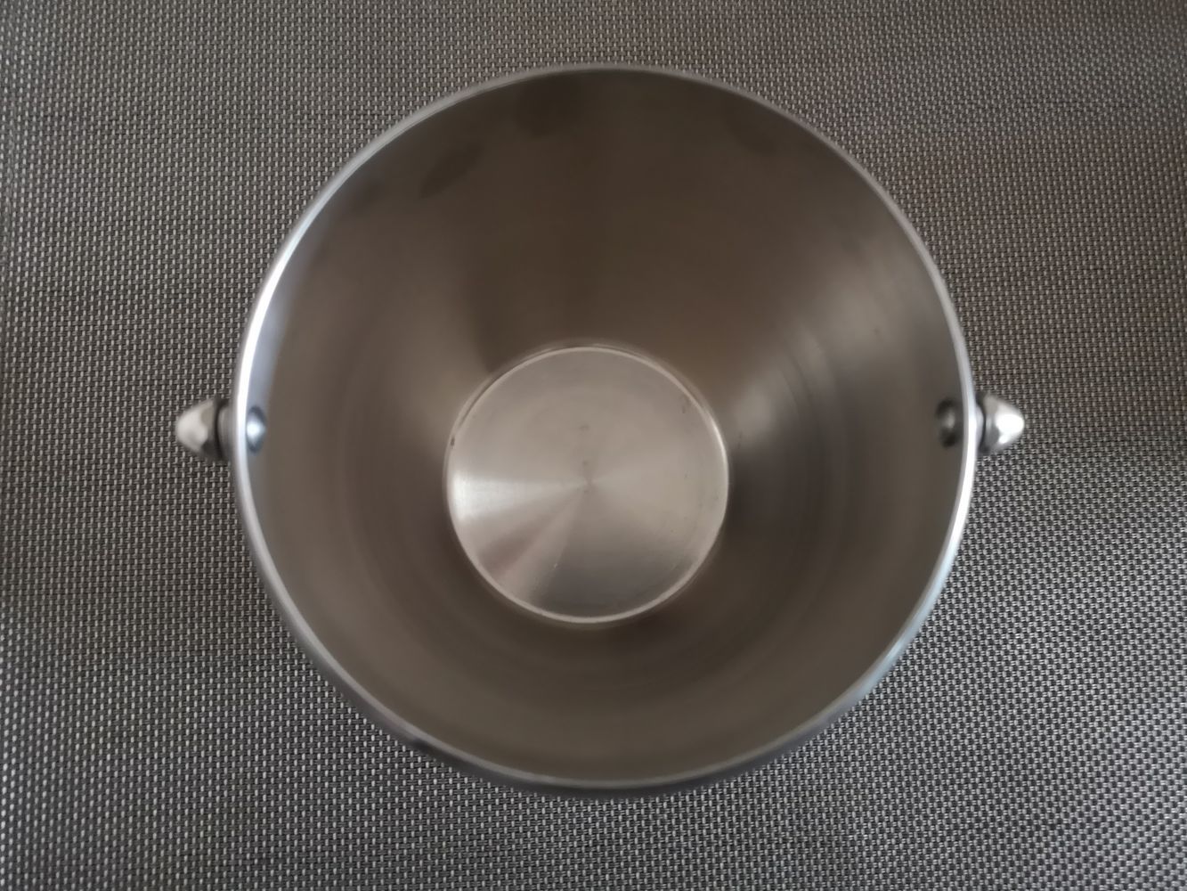 Stainless steel ice bucket Spring, made in Switzerland - 1970s/80s