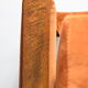 Vintage sofa, convertible couch, fully restored, 1960s, russet orange velvet