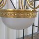 Brass Chandelier And Glass Paste Napoleon III