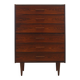 Rosewood chest of drawers, Danish design, 1970s, made in Denmark