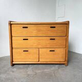 Commode pin années 1980