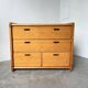 1980s pine chest of drawers