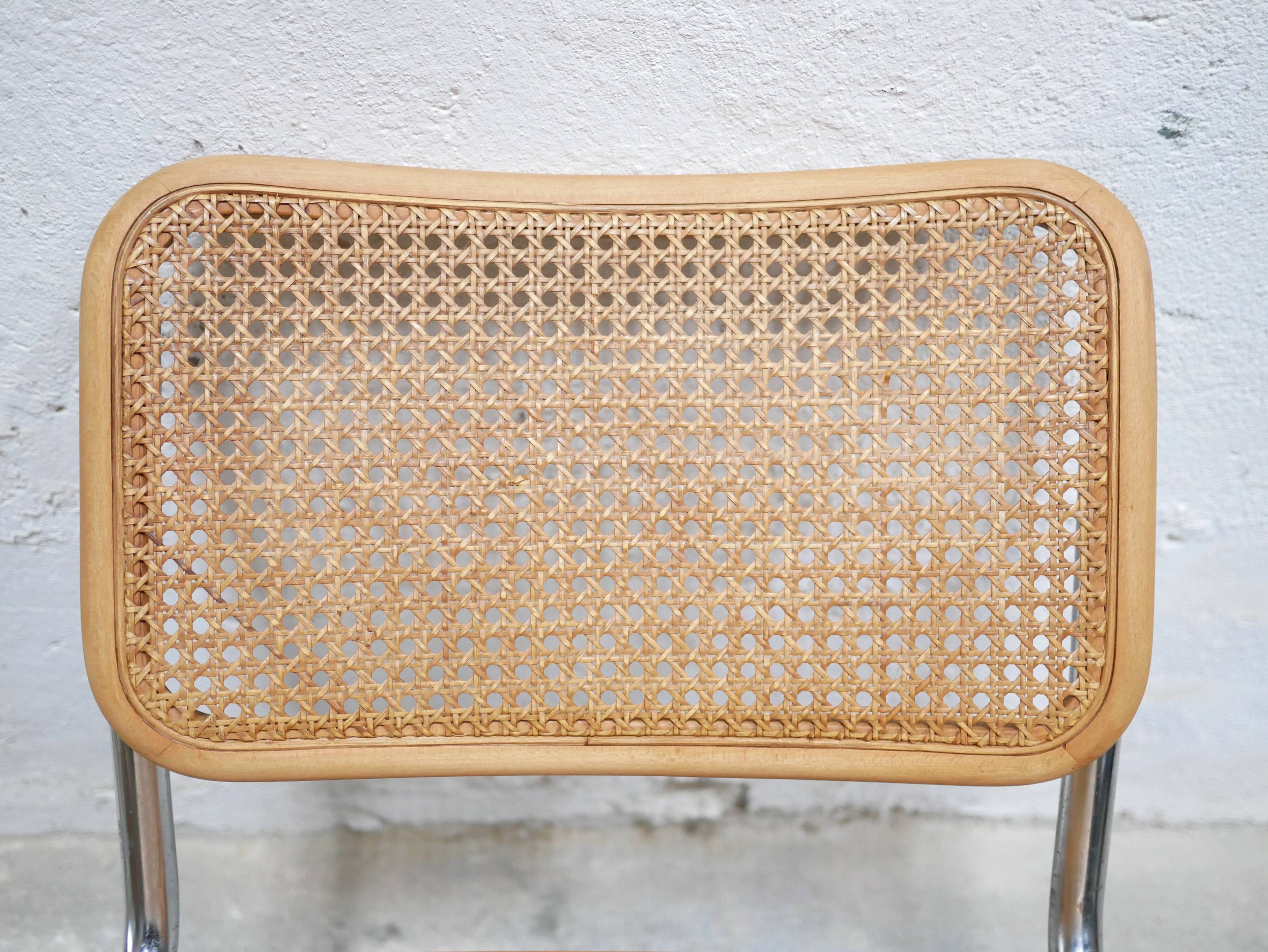 Chaise B32 par Marcel Breuer, Made in Italy