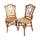 Pair of rattan chairs