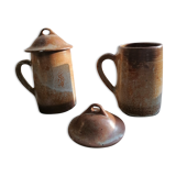 Paire de mugs en grès
