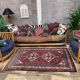 Tapis persan Karaja vintage 189x121 cm en laine, tapis oriental fait main 2485