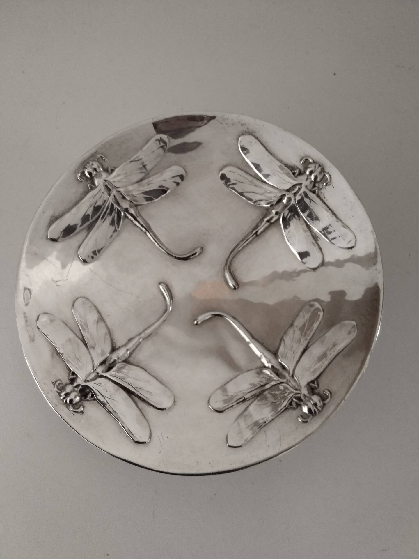 Bowl / Trinket dish Christofle Dragonflies (13 cm)