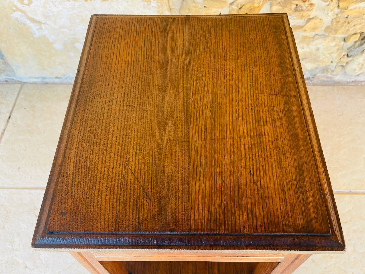 Console Art Deco a 3 niveaux en noyer, Circa 1930s