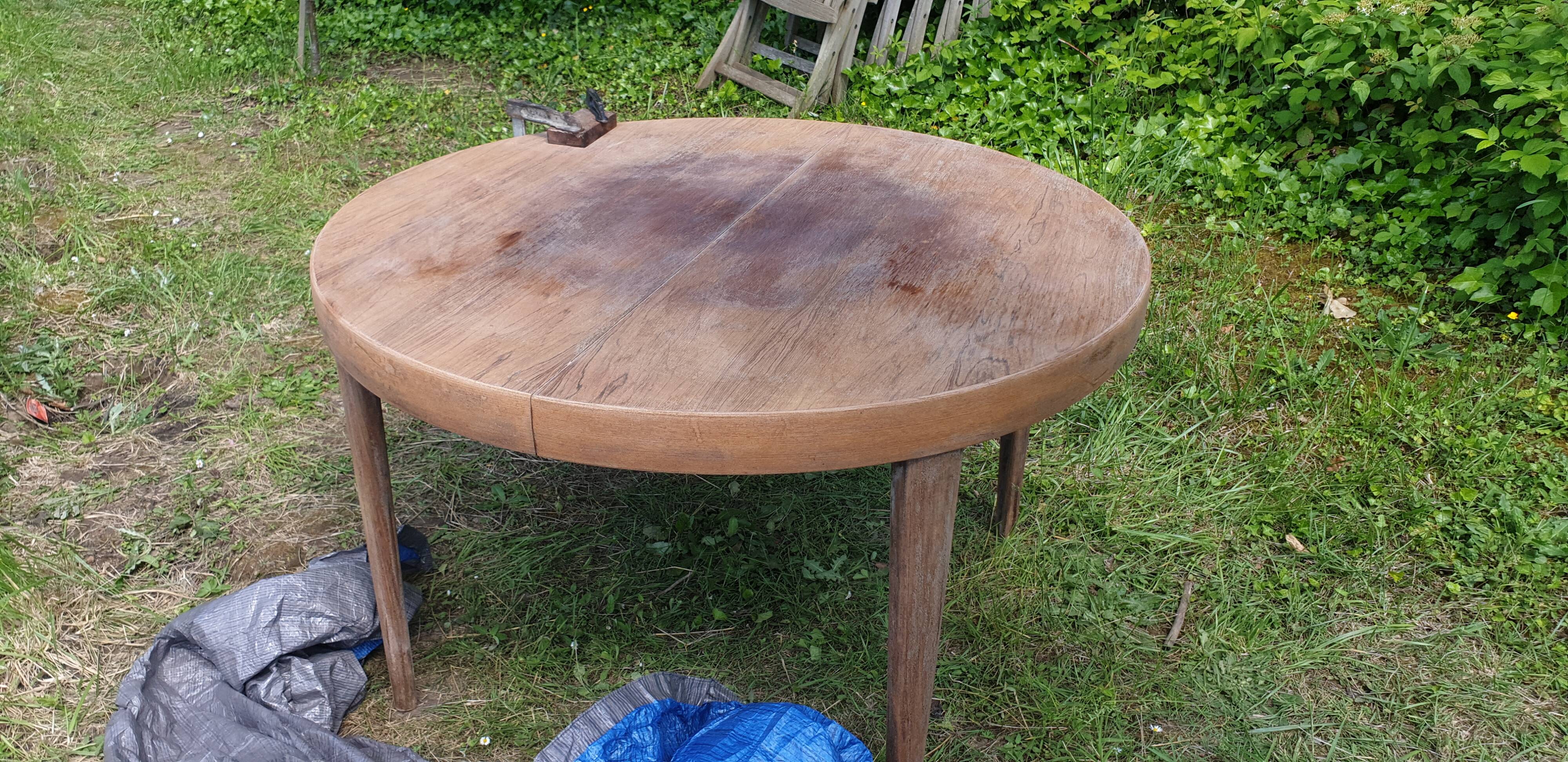Vintage Danish Rosewood Extendable Dining Table