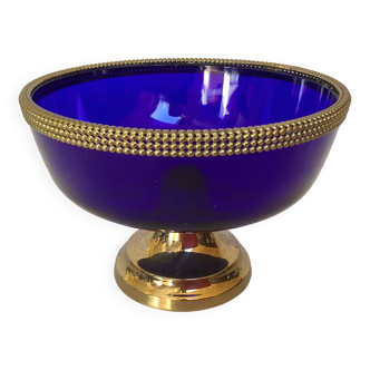 Cobalt blue pearl pattern pocket emptier