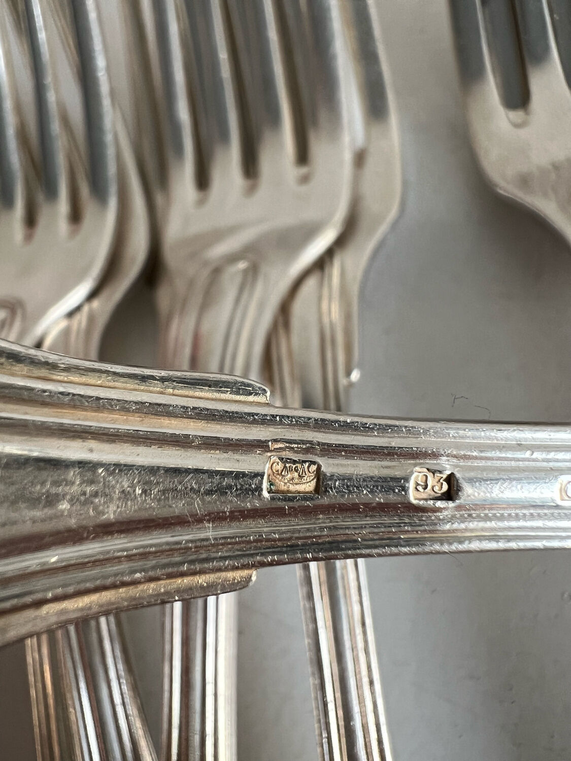 12 Christofle forks