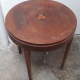 1930 art deco wood marquee pedestal table