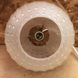 Old rotaflex plexi pendant lamp ball shape 70s vintage