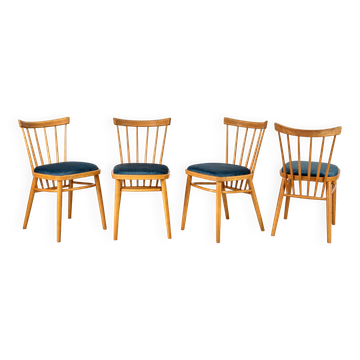 Set of 4 Dining Chairs, by František Jirák, 1960s, Czechoslovakia