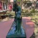Art Deco sculpture by Charles Lemanceau, Two Greyhounds, Saint Radegonde.