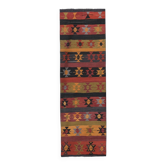 Vintage Turkish hallway rug 92x287 cm