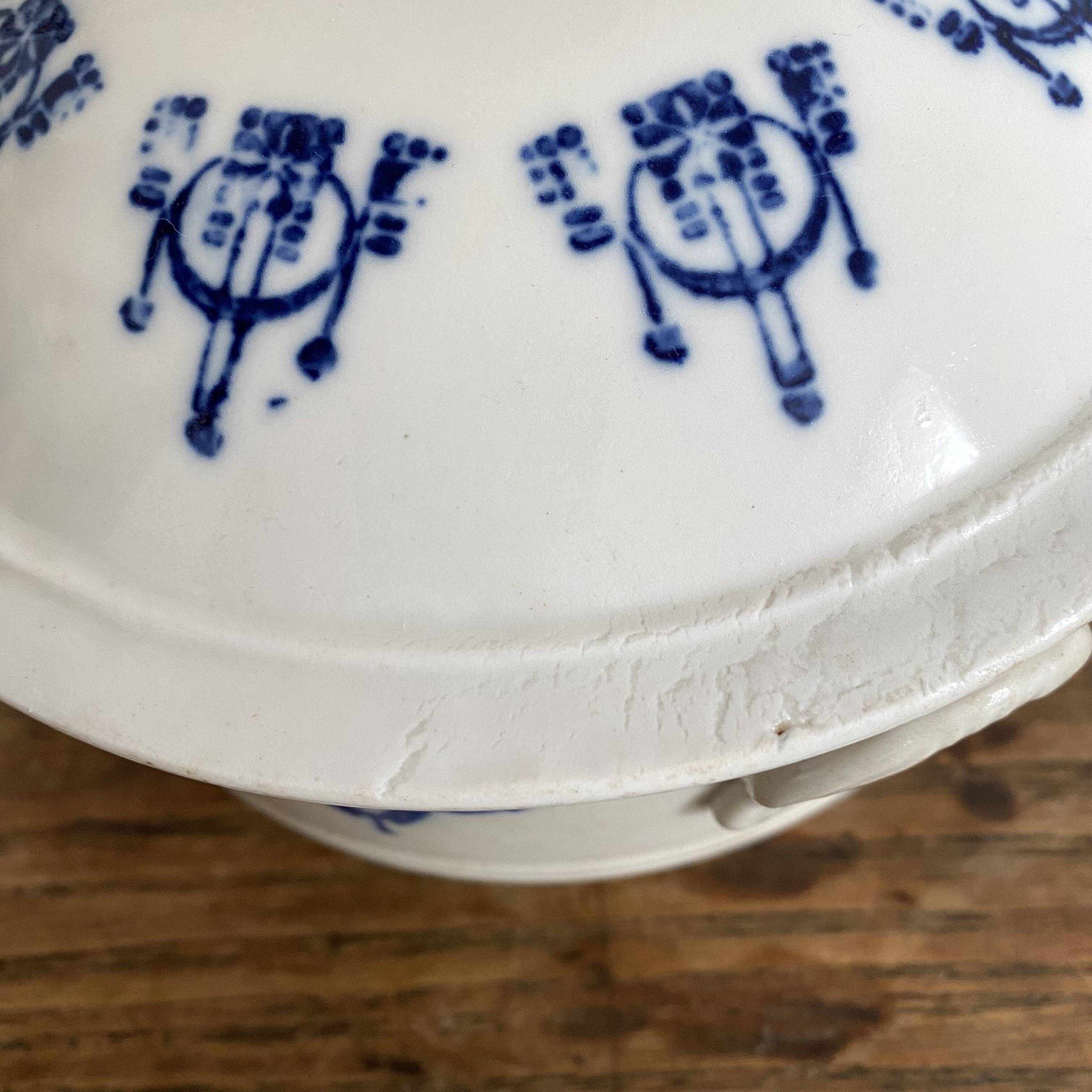 Antique Saint Uze soup tureen