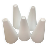 Set of 5 opaline tulips
