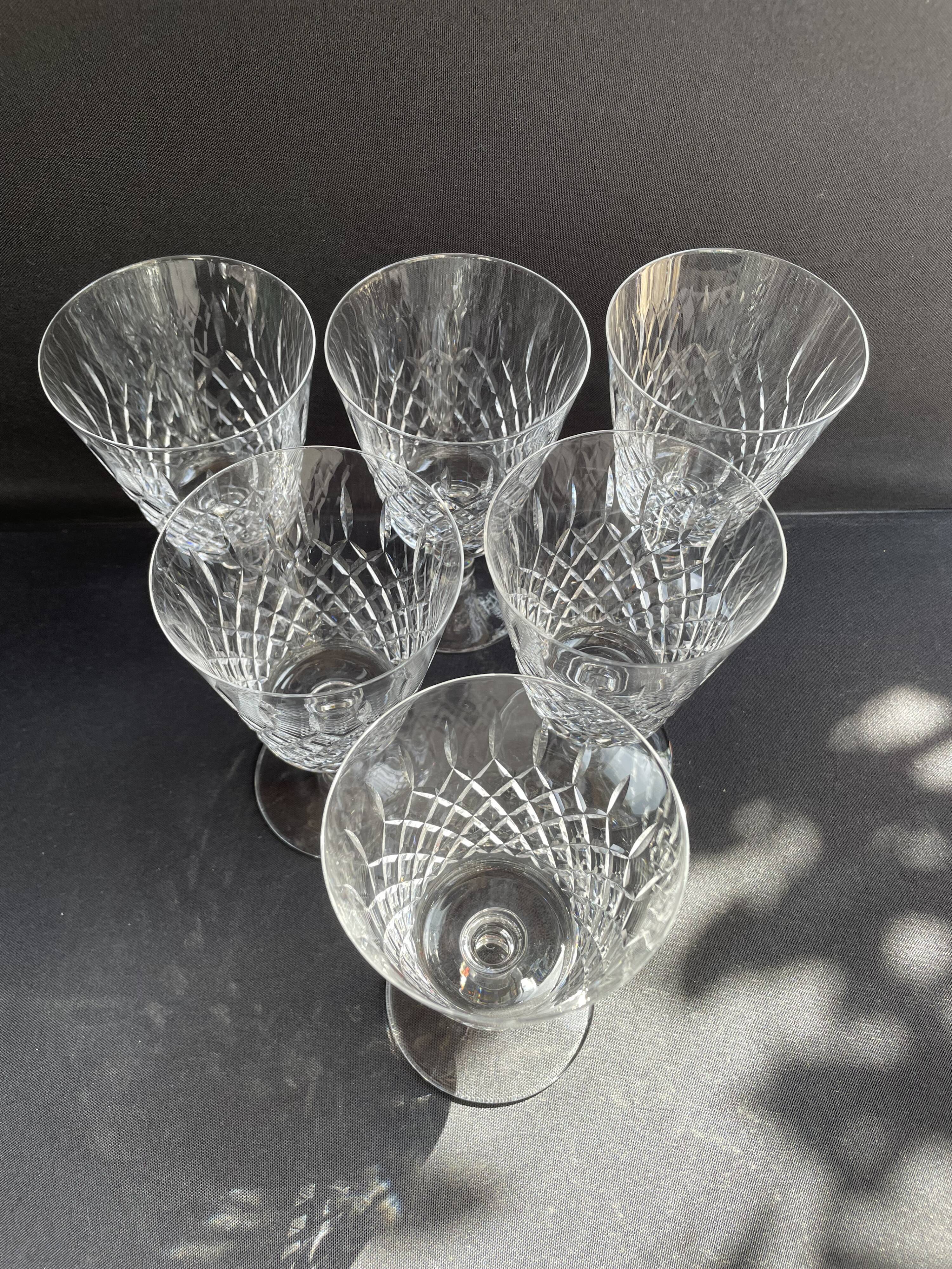 6 Port glasses – Cristallerie de Lorraine in Lemberg (1925-1997)