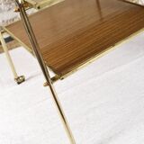 Vintage vinyl holder trolley